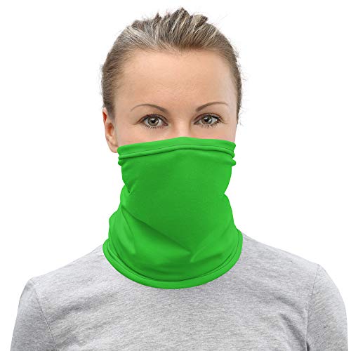 Lime Green Breathable Washable Neck Gaiter