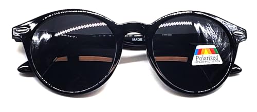 BillieJoe Polarized & Bifocal Sunglasses Reading Glasses for Men Women Round Oval Circle Black Vintage Sun Readers4