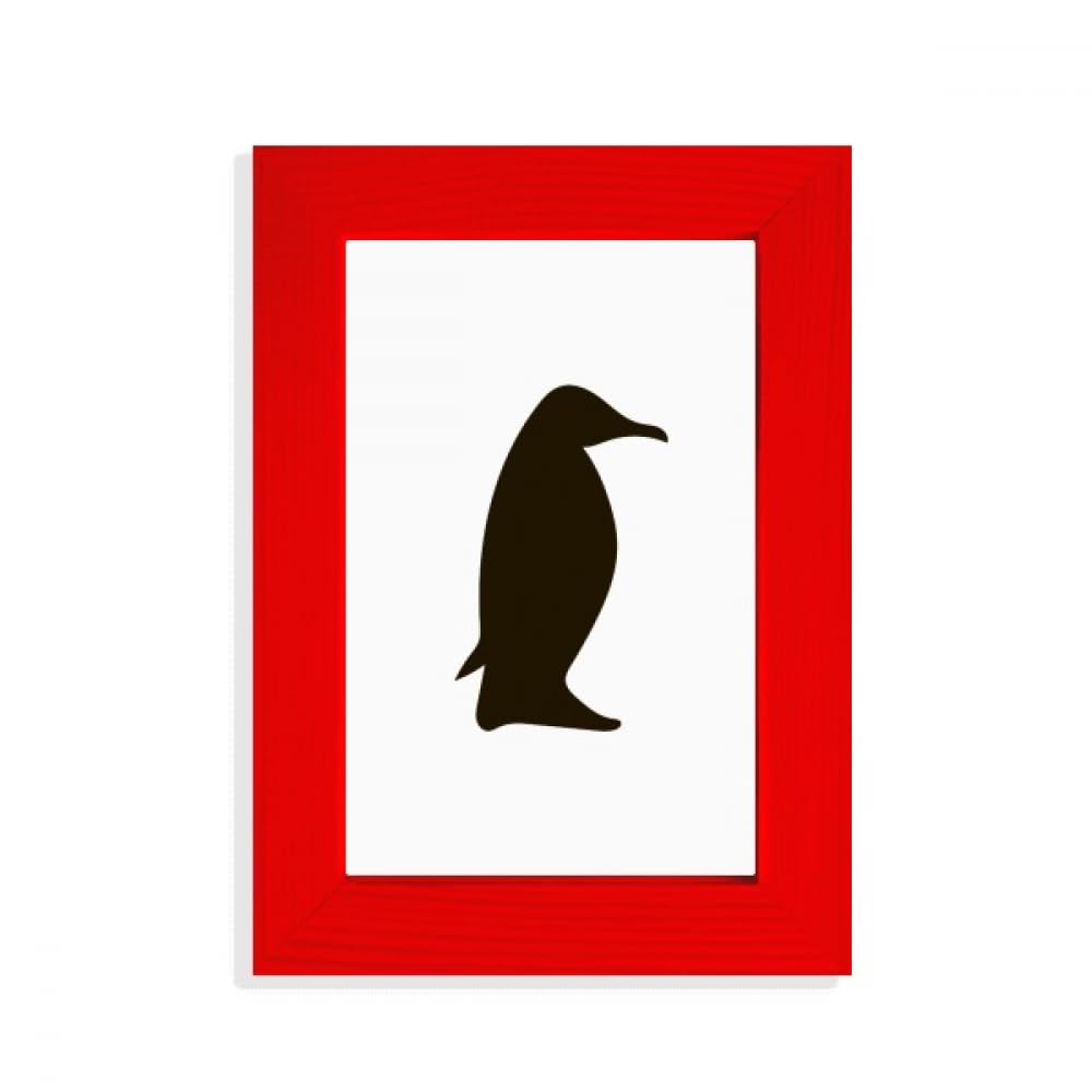 Cadre photo en forme de pingouin noir pour décoration de chambre d'enfant