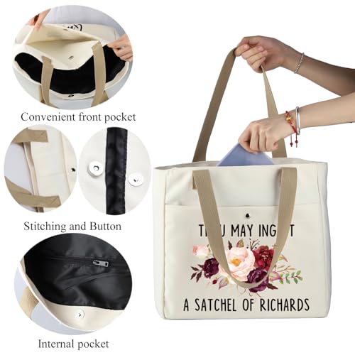 Bolso tote grande sarcástico y divertido miniatura 6