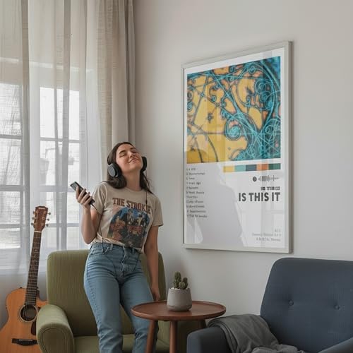Image of Custom Album Cover Posters Framed, 3pcs of Music Posters, Custom Canvas Wall Art, Request Your Own Album Cover, Custom Poster for Music Album, Personalized Gift