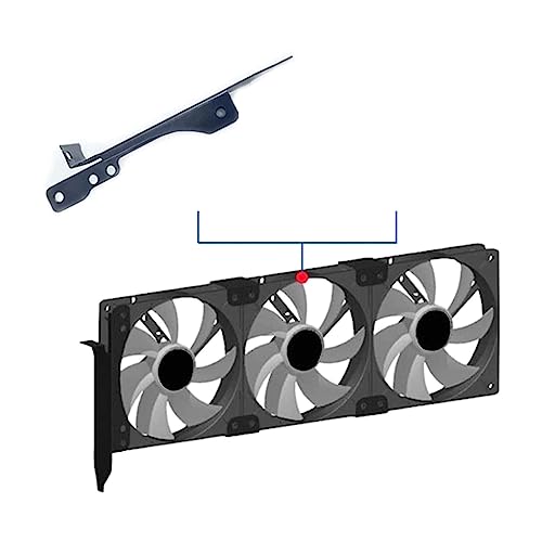 Soporte doble ventilador para tarjeta gráfica para PC miniatura 2