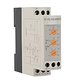 Oumefar DVRD Voltage Monitoring Relay, DC 12V/24V/36V/48V Over-Voltage and Undervoltage Protector Relay for Electrical Equipment or Compressors, Emergency/Backup Power Switching Control(DC24V)