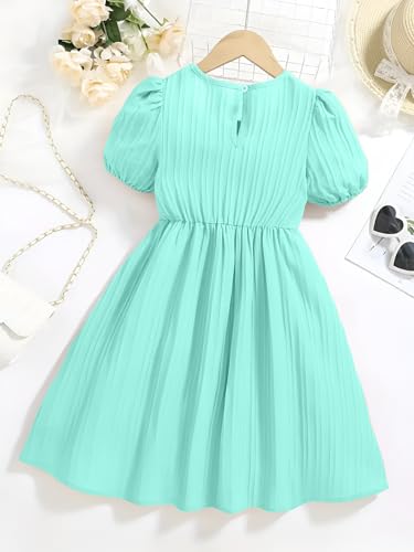 Image of Stylish Cotton Unicorn Frock for Kids Girls 2 to 9 Years Summer Dress for Baby Girls 4-5 Years Beautiful Barbie-Inspired Outfit for Children