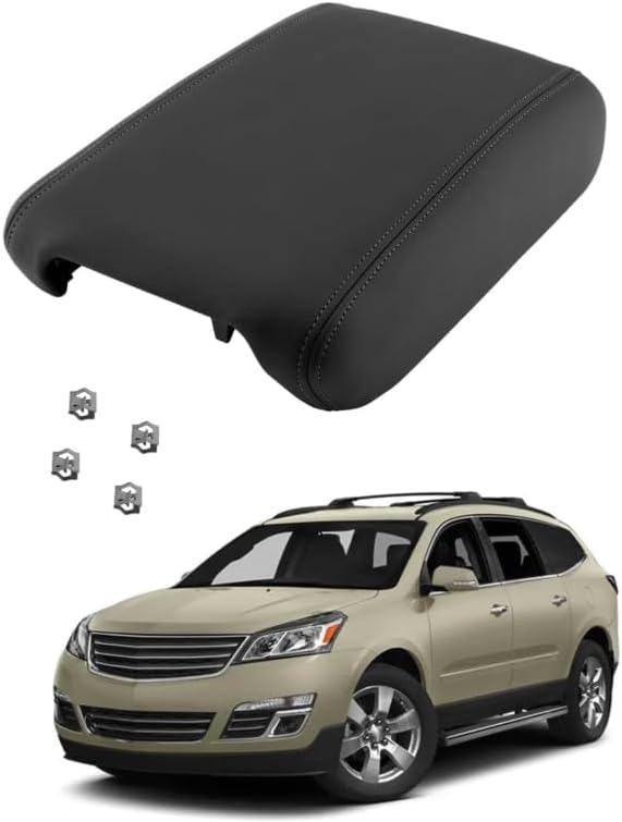 Center Console lid Compatible with 2007-2017 Chevy Traverse GMC Acadia Buick Enclave Saturn Outlook Replaces 22905370 925-084
