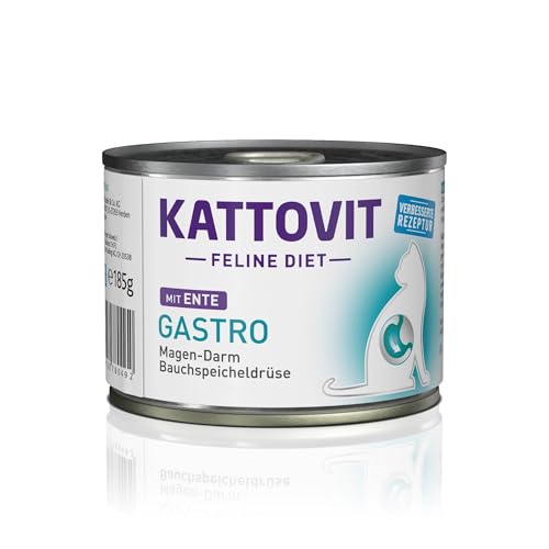 Kattovit Feline Diet Gastro Ente 12x185g