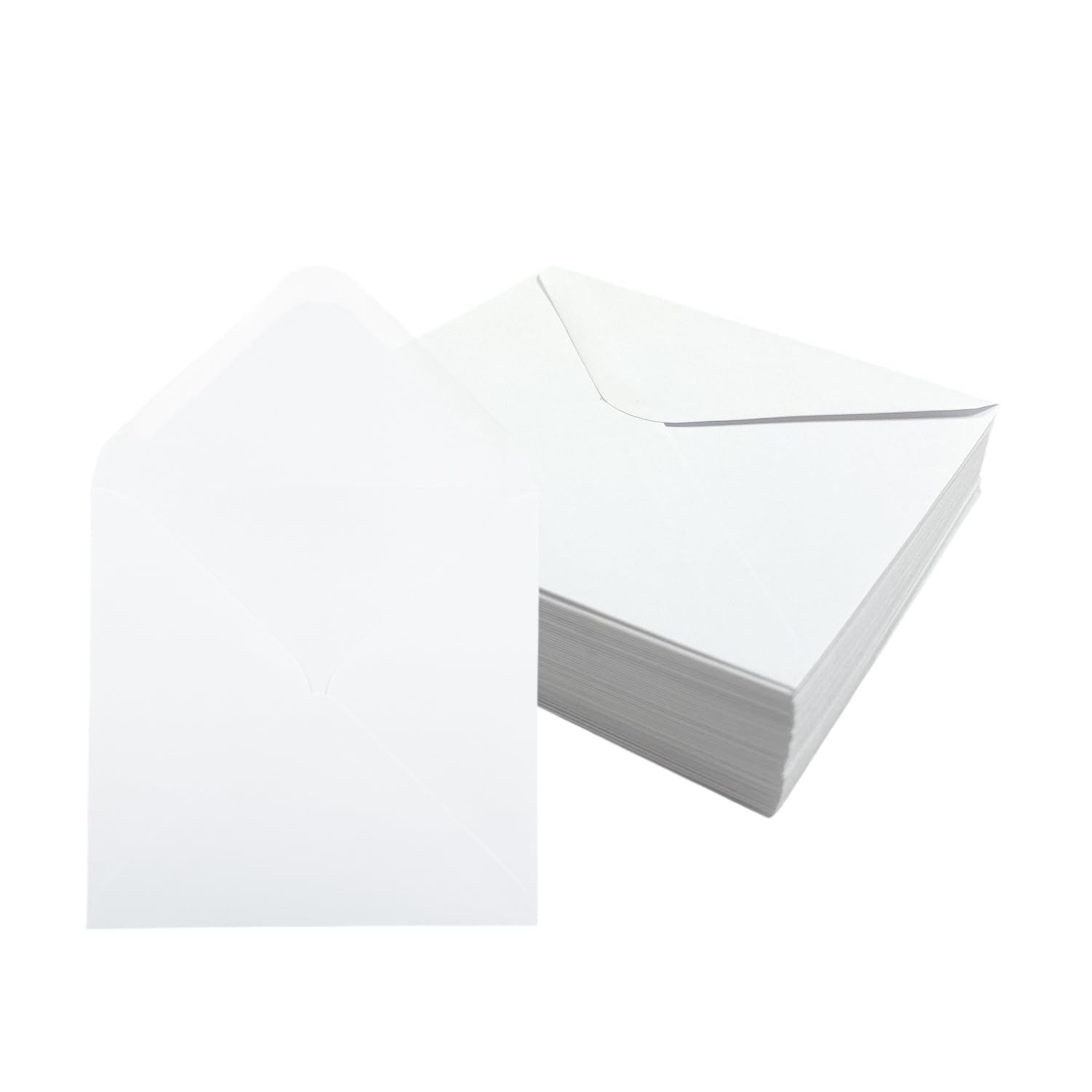 Pack of 50 White 150x150mm Gummed Envelopes – 100gsm Premium Paper for Invitations, Greeting Cards, Thank‑You Notes & Announcements
