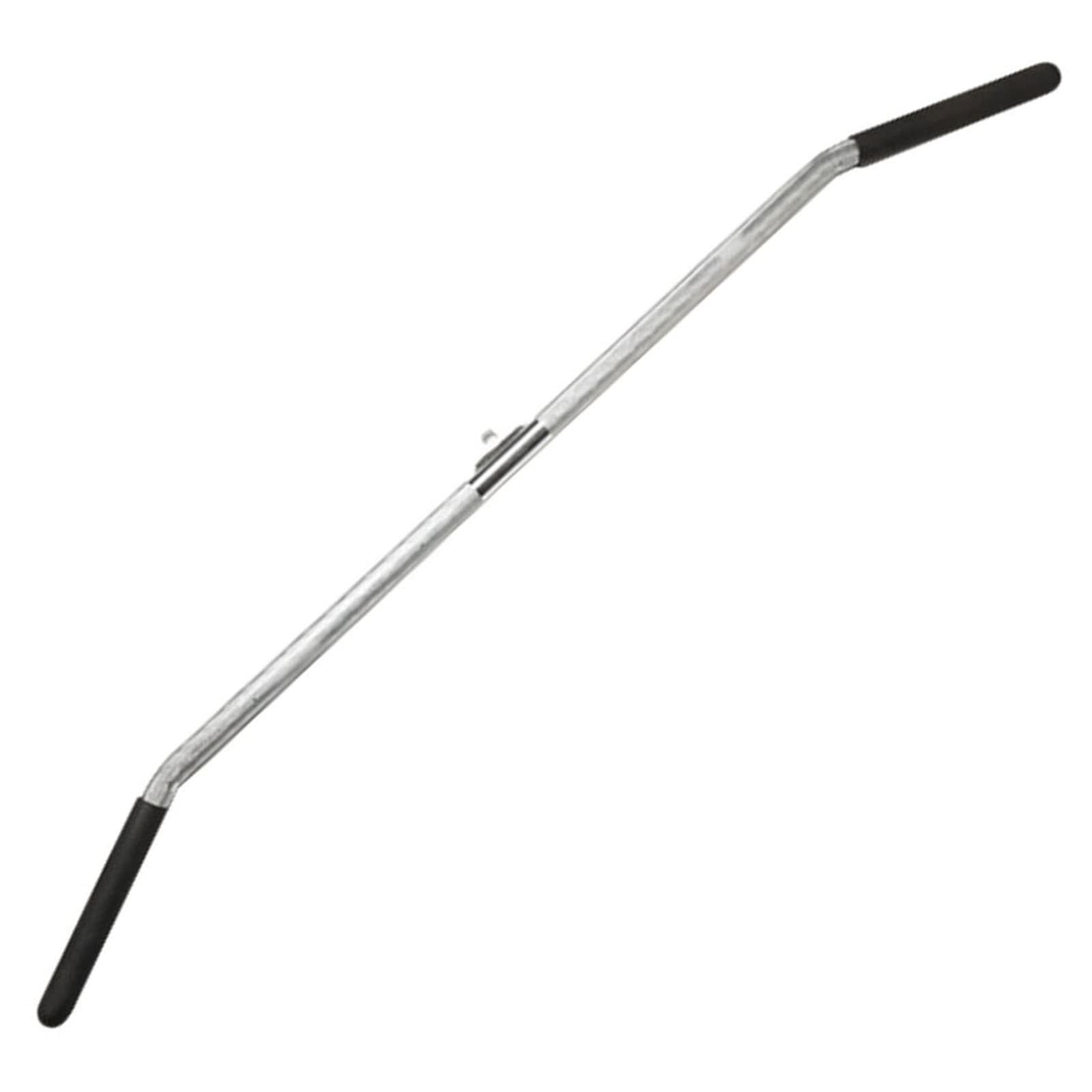 Barra Di Trazione Per Bicipiti Attacco Per Cavo A Clip, 120CM Barra LAT Machine Fai Da Te Barra Diritta Con Antiscivolo Maniglie, Accessori Per Macchine Pesi, Acciaio Cromato ( Size : 120cm/47in )