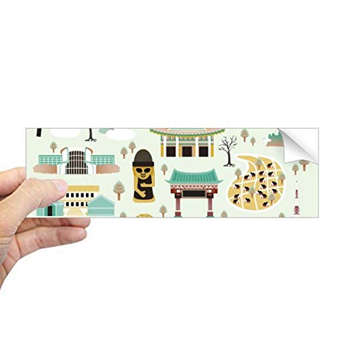 Autocollant rectangulaire Corée pour masquer les rayures de pare-chocs - 2