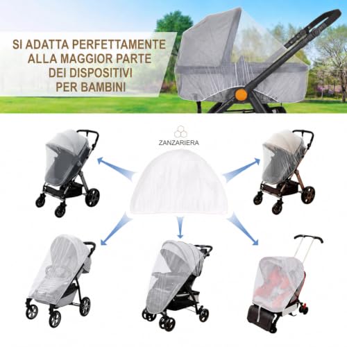 Mückennetz Kinderwagen Universal Insektenschutz für Buggy – Ansicht 4
