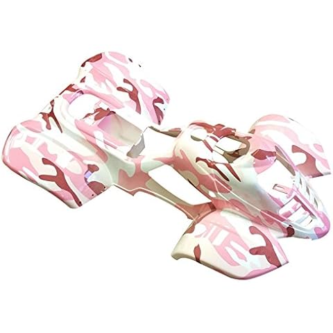 ATV Quad Body Plastic front rear fender fit Taotao only 110B 110cc Pink Camo Cover