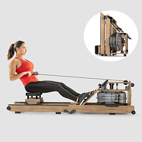 Image of Home Rowing Machines, Water Rowing Machine Home Foldable Commercial Water Resistance Rowing Machine Aerobic Exercise Fitness Equipment with LCD Display
