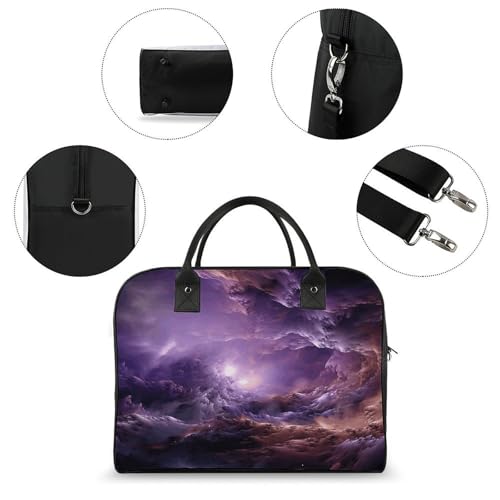 Maletín Galaxy Morado Ligero para Laptop Unisex miniatura 6
