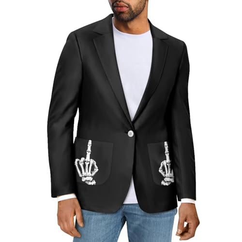 Mens Sport Jacket Notched Lapel Casual Suit Slim Fit One Button Sports Coat Summer Lightweight Outfits XS-5XL