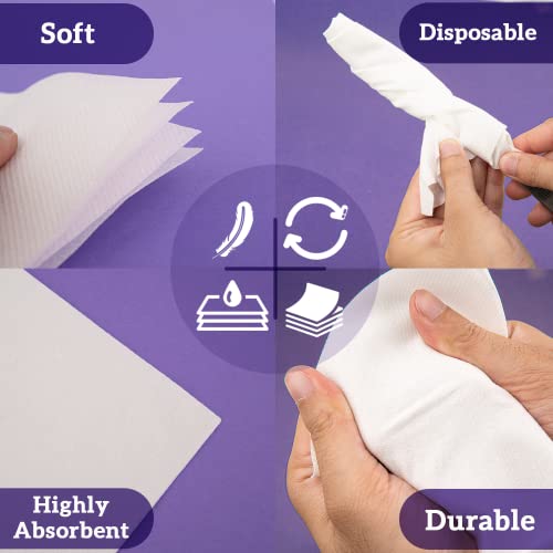 100 Pack White Cocktail Napkins Paper-White Beverage Napkins- Eco-Friendly Soft & Absorbent Disposable Square Bar Napkins For Weddings, Restaurants, Parties, Birthdays, And Everyday Use #TOP2