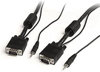 6 ft Coax High Resolution Monitor VGA Cable w/ Audio - HD15 M/M