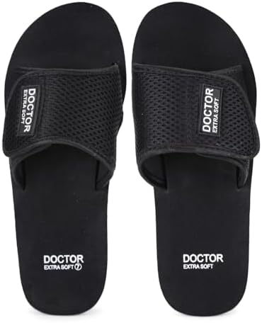 DOCTOR EXTRA SOFT House Slipper for Men's Ortho Care |Orthopaedic | Diabetic | Comfortable | Cushion | Flip-Flop Men's and Boy’s Home Slides for Daily Use D-25