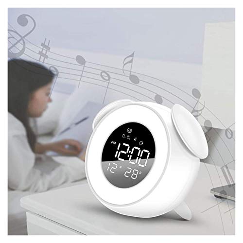 Digitale Wecker Wecker Musik LED Wecker Kinder Wecker Nachtlicht Schlafgeräusche Maschine Kinder Cartoon Nachttischlampe Uhr Digitale Wecker