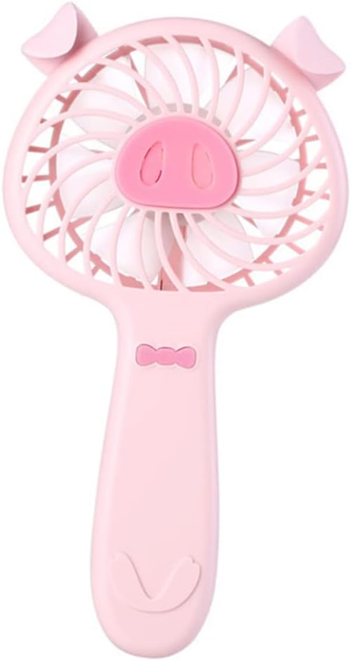 VSULZVNU Fan for Desk Handheld Fans Usb Desk Fan Mini Fan Small Fan Usb Rechargeable Fan Portable Handheld Fan Usb Fan Rechargeable Desk Fan Cut Pig Fan Piggy Pink Table Fan Child