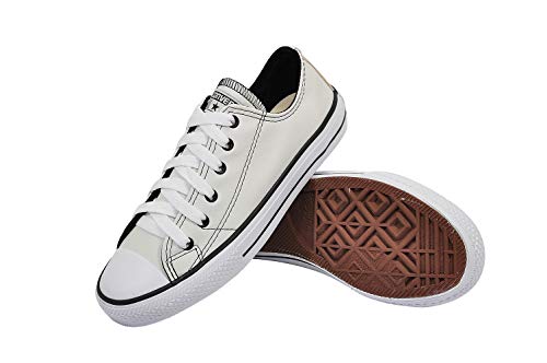 TENIS ALL STAR COURO UNISSEX (37, BRANCO COURO)