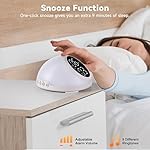 Dual Alarm Clock with White Noise Machine