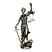 12 in Goddess of Justice Lady Justice Statue for Home DÃ©cor Office Bookshelf Ldeal Gift for Friends Who Long for Fairness and Justice Sculpture, Bronze