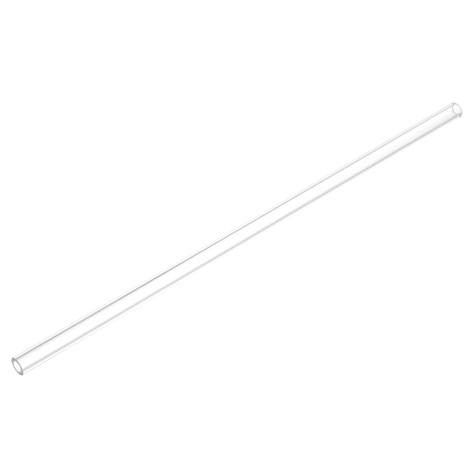 uxcell Clear Rigid Tubing 6mm(1/4") ID x 10mm(0.39") OD x 1Ft Length Round Plastic Polycarbonate Tube