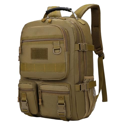 Tactical Backpack for Men MOLLE Nylon Travel Backpack Men's Assau...