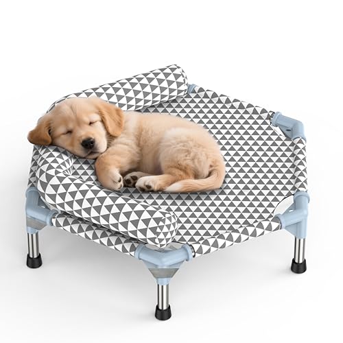 Orthopedic Dog Bed for Small Dogs - Removable Bolsters &