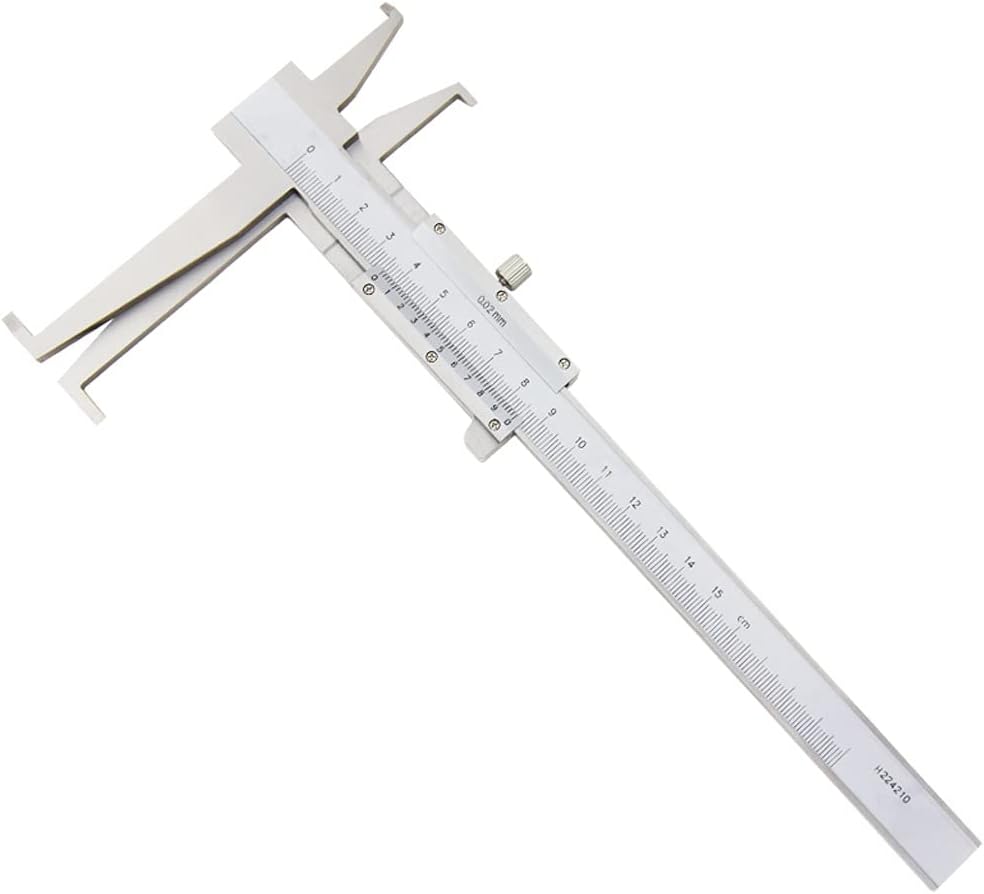 Vernier Caliper Claw Ca 9-150/9-200mm Long Claw Internal Groove Caliper for Inner Hole Diameter Measuring Tool Gauge Ruler(9-150MM)