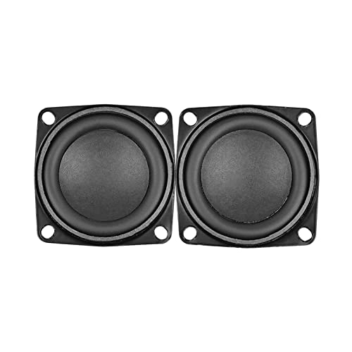 UNNIQ 2 altavoces de rango completo de 2 pulgadas, 4 ohmios, 10 W, altavoz Bluetooth de 53 mm, altavoz de graves para carga 3, reparación multimedia, audio doméstico, estantería estéreo