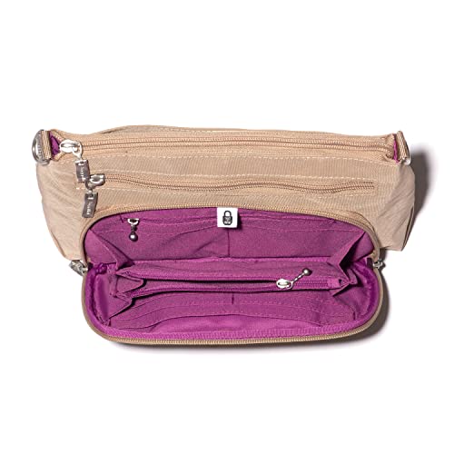 Image of Baggallini womens Original Everyday 11x 7.5 Crossbody Bags for Women Rfid Protected Lightweight Nylon Zippered Travel Purse