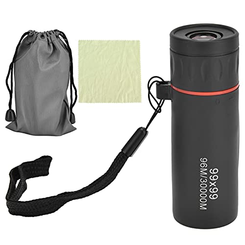 99x99 Mini Monocular Telescope Telescope, Monocular Telescope Rubber LowLight Zoom Night Vision Telescope with Storage Pocket for Outdoor Travel - Image 2