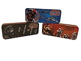 Set of 3 - Star Wars Episode 7 Tin Pencil Cases