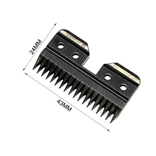18 Tooth Dog Grooming Clippers Blade Heads Cutters Replacements for A5 Series, Black 18 Tooth Dog Grooming Clippers Blade Heads Cutters Replacements for A5 Series, Black