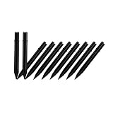 Galavasen 10 Pack Candy Cane Solar Light Stakes Replacement (Fit for Pole Inner Diameter 0.6 inch), ABS Reinforced Ground Spikes for Outdoor Christmas Landscape Light Pathway Walkway Garden Deco