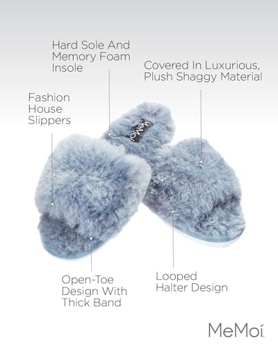 MeMoi Women's Jacqueline Plush Slippers3