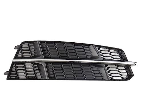 FGBQKP(小さな店) アウディ A6 C7 2016 2017 2018 車のフォグライトカバーランプフレームグリルフォグライトランプシェードオートスタイリングアクセサリー(R 2)