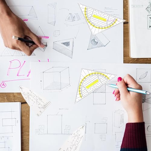 6 Stück Parabelschablone Mathe, Geodreieck Grundschule, Kurvenschablone, Parabel Zeichenschablone, Normalparabel Schablone, Schablone Einheitsparabel, Parabel Lineal, für Studenten Büro Designer