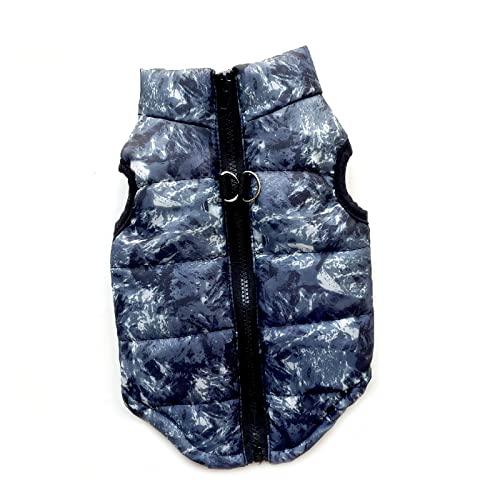 Dog Winter Coat,Soft Dogs Jacket Warm Padded Puffer Clothes Vest Pet Clothing Costume for Cats Puppy Small Dogs (Small, Black)