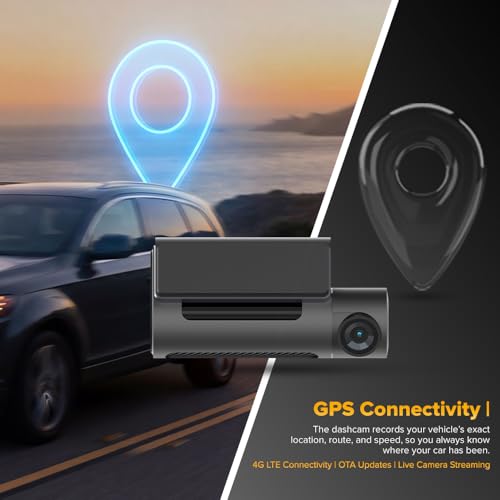 Image of STELLAR DRIVE SD-4G Live Ultra 4K Dash Cam for Car | Dual Camera Front & Rear with 4G LTE, GPS Tracking & Live Monitoring, WiFi App Control, Night Vision