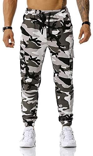 GRAJTCIN Casual Camo Joggers Sweatpants for Men Lightweight Hiking Outdoor Sweatpants Streetwear Pants for Men - Image 4