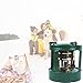 STCK Kerosene Réchaud Universel Pratique 8 mèches, Exterieur de Camping Portable avec Tige de Réglage de Puissance de Feu et Support de Chaudière pour Camping, Terrasse Chantier(Vert)