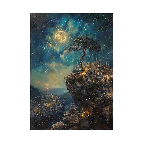 Tableau paysage moderne pour salon 80x120cm | Toile non tissée décoration murale