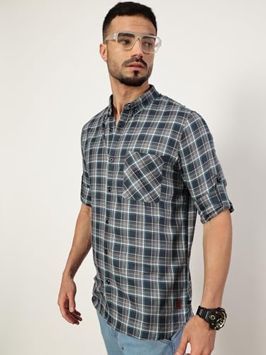 Chemise à manches longues en coton de qualité supérieure Thomas Scott