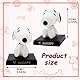 DKLQXCE Auto Figurine, Figur Hund, Auto Wackelfigur Auto-Armaturenbrett-Ornament Figur Modell für Kindergeburtstag Deko Sammlung Dekorationen Modell 12 * 9cm
