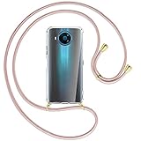 Práctico collar para teléfono móvil que incluye un estuche con refuerzo antichoque perfectamente ajustado para su smartphone Nokia8.3 5G (TA-1243, TA-1251 / 6.81" Display).
