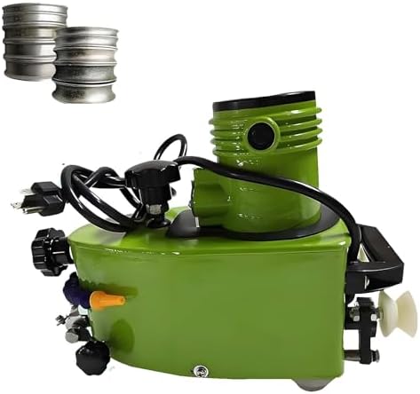 Glass Edger Machine, 850W Handheld Beveling Tool, 8000RPM for Glass/Acrylic/Ceramic, Includes 10 Diamond Wheels, Low Noise Operation, Grinding Speed 1-3m/min