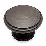 10 Pack - Cosmas 4306ORB Oil Rubbed Bronze Cabinet Hardware Oversized Round Knob - 1-1/2' Diameter