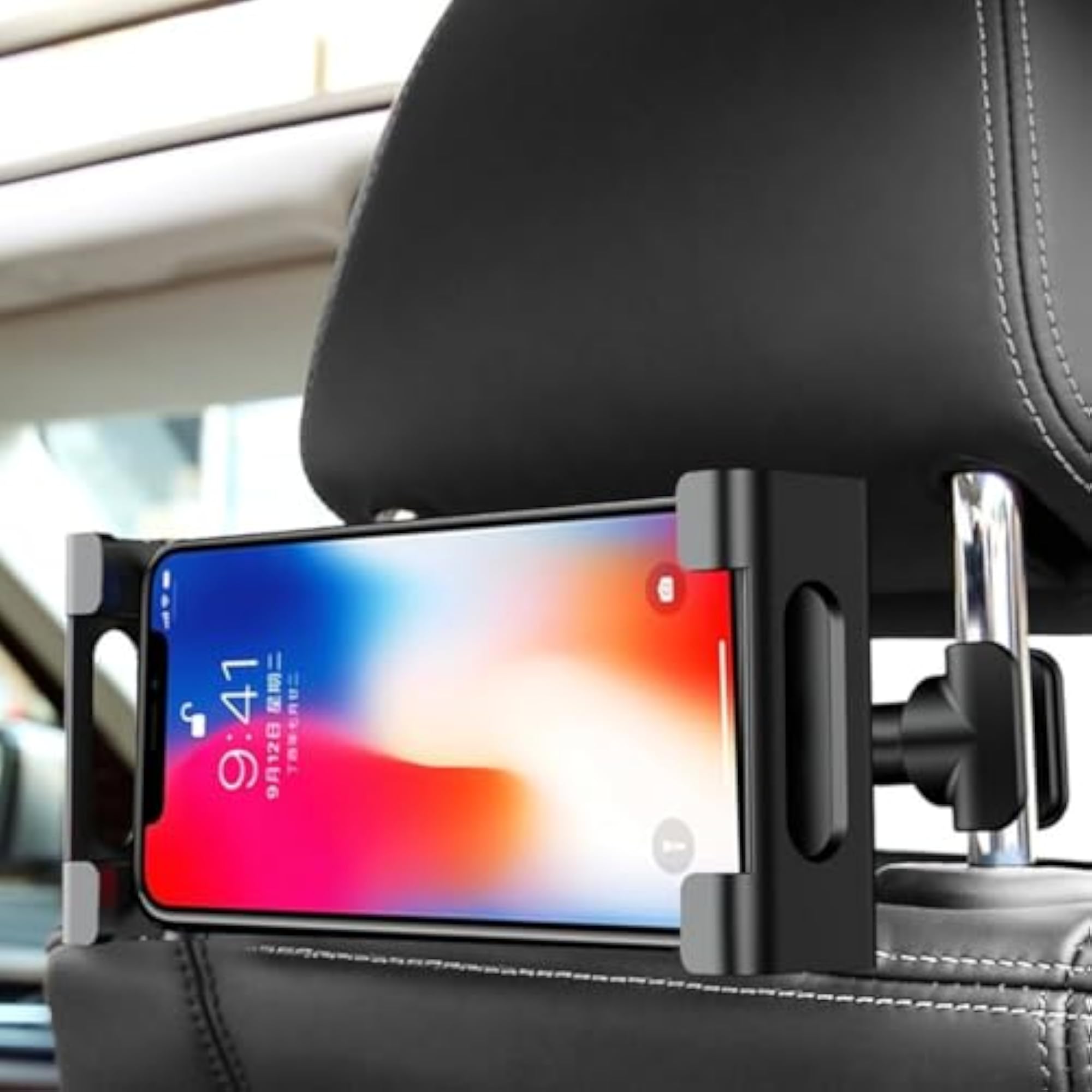 Car Tablet Holder, 360 Rotating Headrest Mount